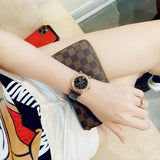 Versace V-Motif Vintage Logo Black Dial Black Leather Strap Watch for Women - VERE00818 Authentic Buy Shop Now