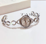 Swarovski Crystal Flower Silver Dial Silver Steel Strap Watch for Women - 5547622 Authentic Buy Shop Now