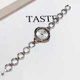 Swarovski Crystal Flower Silver Dial Silver Steel Strap Watch for Women - 5547622 Authentic Buy Shop Now