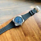 Tissot PRX Blue Dial Black Rubber Strap Watch For Men - T137.410.17.041.00 Authentic Buy Shop Now