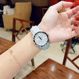 Tissot T Classic Couturier Silver Dial Light Blue Leather Strap Watch For Women - T035.210.16.031.02 Authentic Buy Shop Now