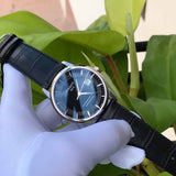 Tissot T Classic Luxury Powermatic 80 Black Dial Black Leather Strap Watch For Men - T086.408.16.051.00 Authentic Buy Shop Now