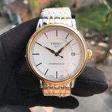 Tissot T Classic Carson Automatic White Dial Two Tone Steel Strap Watch for Men - T085.407.22.011.00 Authentic Buy Shop Now