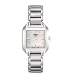 Tissot T Wave Diamonds Mother of Pearl Dial Silver Steel Strap Watch for Women - T02.1.285.74 Authentic Buy Shop Now