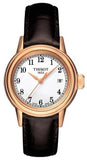 Tissot T Classic Carson Quartz White Dial Brown Leather Strap Watch for Men - T085.410.36.012.00 Authentic Buy Shop Now