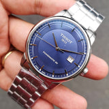 Tissot Luxury Powermatic 80 Blue Dial Silver Steel Strap Watch For Men - T086.407.11.041.00 Authentic Buy Shop Now
