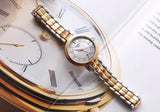 Tissot T Lady Flamingo Mother of Pearl White Dial Two Tone Steel Strap Watch For Women - T094.210.22.111.00 Authentic Buy Shop Now