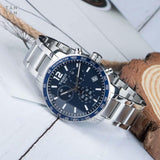 Tissot Quickster Chronograph Blue Dial Watch For Men - T095.417.11.047.00 Authentic Buy Shop Now