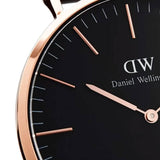 Daniel Wellington Classic Reading Black Dial Black Leather Strap Watch For Women - DW00100141 Authentic Buy Shop Now