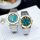 Versace Greca Green Dial Silver Steel Strap Watch for Women - VEVH00720 Authentic Buy Shop Now