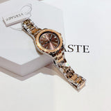 Versace Hellenyium Brown Dial Two Tone Steel Strap Watch for Women - V12040015 Authentic Buy Shop Now