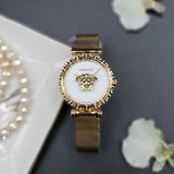 Versace Palazzo Empire Greca White Dial Gold Mesh Bracelet Watch for Women - VEDV00619 Authentic Buy Shop Now