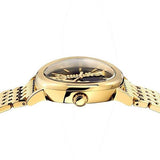 Versace Virtus Quartz Black Dial Gold Steel Strap Watch for Women - VEHC00619 Authentic Buy Shop Now