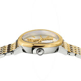 Versace Virtus Quartz White Dial Two Tone Steel Strap Watch for Women - VEHC00719 Authentic Buy Shop Now