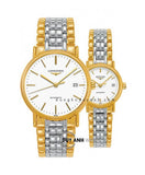Longines Presence 38.5mm Automatic White Dial Two Tone Steel Strap Watch for Men - L4.921.2.12.7 Authentic Buy Shop Now