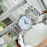 Maurice Lacroix Eliros Date White Dial Silver Steel Strap Watch for Women - EL1094-SS002-150-1 Authentic Buy Shop Now