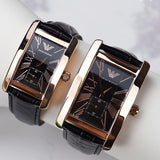 Emporio Armani Classic Black Dial Black Leather Strap Watch For Women - AR0169 Authentic Buy Shop Now