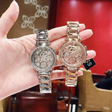 Guess Solstice Diamonds Rose Gold Dial Rose Gold Steel Strap Watch for Women - GW0403L3 Authentic Buy Shop Now
