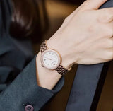 Emporio Armani Rosa Quartz Mother of Pearl White Dial Rose Gold Steel Strap Watch For Women - AR11355 Authentic Buy Shop Now