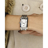 Emporio Armani White Dial Silver Stainless Steel Watch For Women - AR0146 Authentic Buy Shop Now