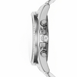 Michael Kors Whitney Chronograph Crystals Silver Dial Silver Steel Strap Watch For Women - MK6728 Authentic Buy Shop Now
