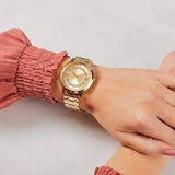 Guess Montauk Gold Dial Gold Steel Strap Watch for Women - W0933L2 Authentic Buy Shop Now