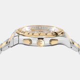 Salvatore Ferragamo 1927 Chrono Silver Dial Two Tone Steel Strap Watch for Men - SFKZ00523 Authentic Buy Shop Now