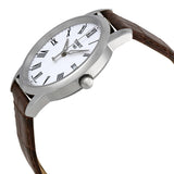 Tissot T Classic Dream White Dial Brown Leather Strap Watch for Men - T033.410.16.013.01 Authentic Buy Shop Now