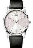 Calvin Klein Post Minimal Silver Dial Black Leather Strap Watch for Men - K7621192 Authentic Buy Shop Now