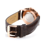Daniel Wellington Classic York White Dial Brown Leather Strap Watch For Men - DW00100011 Authentic Buy Shop Now