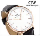 Daniel Wellington Classic Reading White Dial Black Leather Strap Watch For Men - DW00100014 Authentic Buy Shop Now