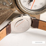 Daniel Wellington Classic Bristol White Dial Brown Leather Strap Watch For Women - DW00100056 Authentic Buy Shop Now