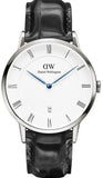 Daniel Wellington Dapper Reading White Dial Black Leather Strap Watch For Men - DW00100108 Authentic Buy Shop Now