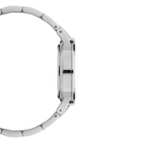 Daniel Wellington Iconic Link Black Dial Silver Steel Strap Watch for Women - DW00100204 Authentic Buy Shop Now