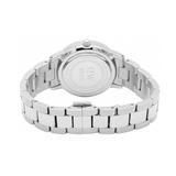 Daniel Wellington Iconic Link Black Dial Silver Steel Strap Watch For Women - DW00100208 Authentic Buy Shop Now