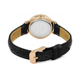 Daniel Wellington Classic Petite Sheffield Black Dial Black Leather Strap Watch For Women - DW00100224 Authentic Buy Shop Now