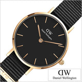 Daniel Wellington Petite Cornwall Black Dial Black Nylon Strap Watch for Women - DW00100247 Authentic Buy Shop Now