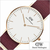 Daniel Wellington Classic Roselyn White Dial Red NATO Strap Watch For Women - DW00100271 Authentic Buy Shop Now