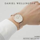 Daniel Wellington Petite Melrose White Dial Rose Gold Mesh Strap Watch For Women - DW00100305 Authentic Buy Shop Now