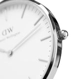 Daniel Wellington Classic Glasgow White Dial Two Tone NATO Strap Unisex Watch - DW00100047 Authentic Buy Shop Now