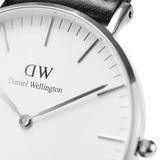 Daniel Wellington Classic Canterbury White Dial Two Tone NATO Strap Watch For Women - DW00100051 Authentic Buy Shop Now