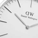 Daniel Wellington Classic Sheffield White Dial Black Leather Strap Watch For Women - DW00100053 Authentic Buy Shop Now