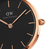 Daniel Wellington Petite Cornwall Black Dial Black Nylon Strap Watch for Women - DW00100247 Authentic Buy Shop Now