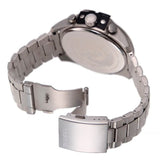 Diesel Mega Chief Chronograph Silver Dial Silver Steel Strap Watch For Men - DZ4501 Authentic Buy Shop Now