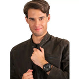 Diesel Mega Chief Chronograph Black Dial Black Mesh Strap Watch For Men - DZ4527 Authentic Buy Shop Now