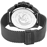 Diesel Mega Chief Chronograph Black Dial Black Mesh Bracelet Watch For Men - DZ4514 Authentic Buy Shop Now