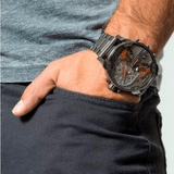 Diesel Mr Daddy 2.0 Chronograph Grey Dial Grey Steel Strap Watch For Men - DZ7315 Authentic Buy Shop Now