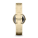 Fossil Virginia White Dial Gold Steel Strap Watch for Women - ES3283 Authentic Buy Shop Now