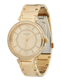 Guess Montage Quartz Gold Dial Gold Steel Strap Watch For Women - GW0588L1 Authentic Buy Shop Now
