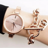 Michael Kors Jaryn Rose Gold Dial Rose Gold Steel Strap Watch For Women - MK3547 Authentic Buy Shop Now